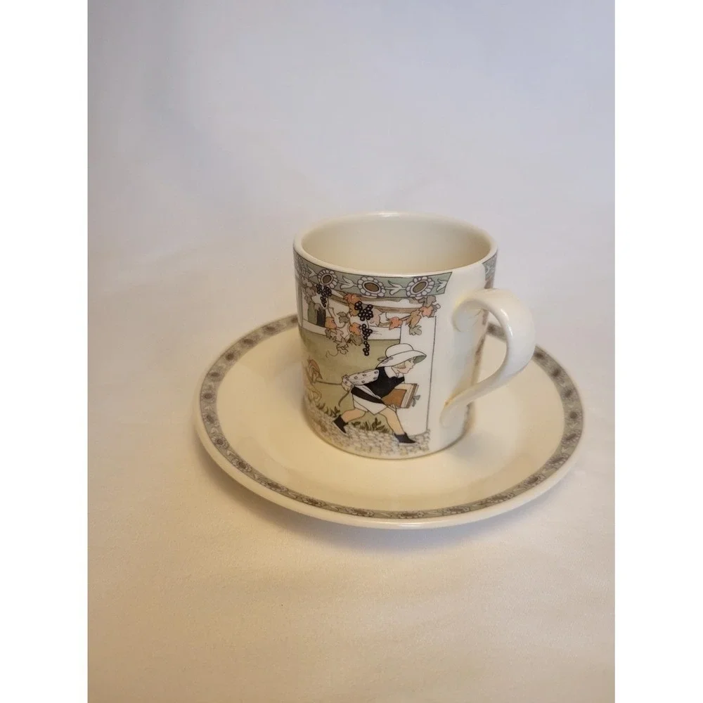 1987 Royal Doulton Golden Days Toy‎ Horses Demitasse Set